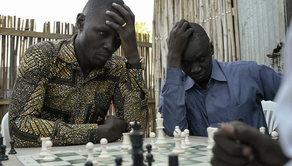 Le jeu des échecs rapproche les jouers du Sud Soudan, malgré la guerre civile