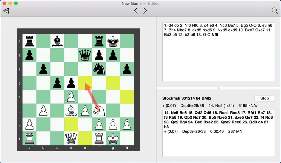 Le moteur d'échecs gratuit Stockfish