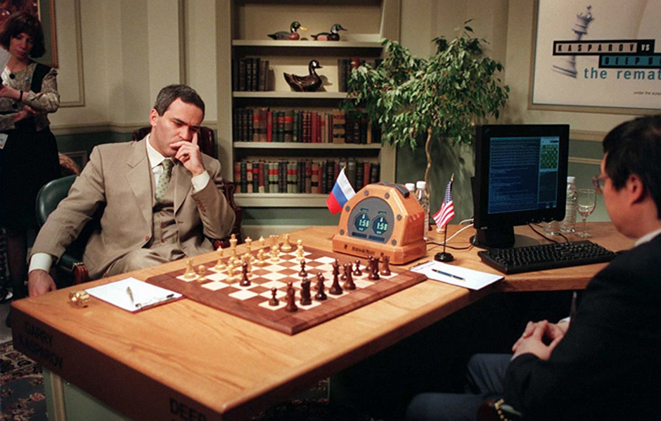 Le match d'échecs de Garry Kasparov contre l'IBM Deep blue