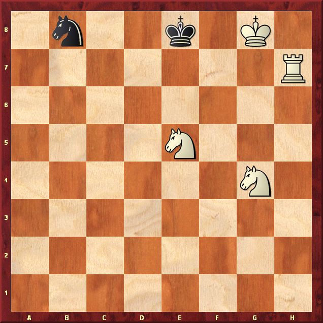 Puzzle d'échecs - Alfred de Musset Les blancs matent en 3 coups