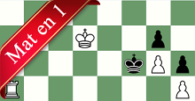 Exercices d'échecs mat en 1 coup