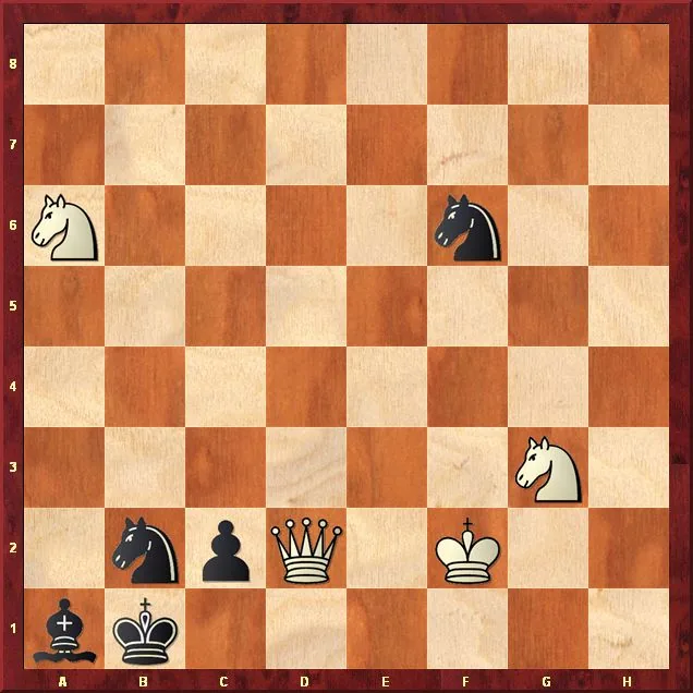 Chess Puzzle - Johann Sehwers - Les blancs gagnent
