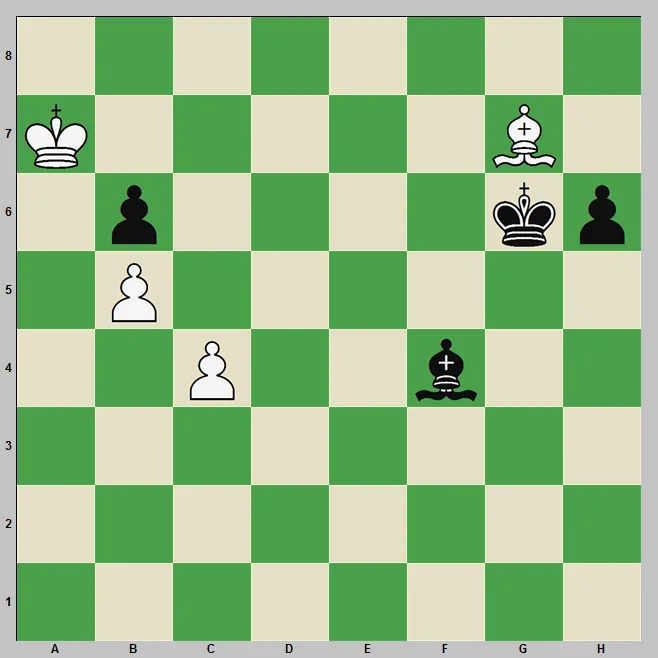 Diagramme échiquéen tiré du chapitre 7 Complex Minor Piece Endings