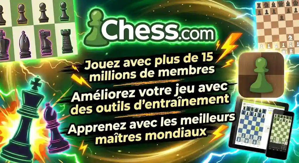 À vous de jouer en ligne sur Chess.com
